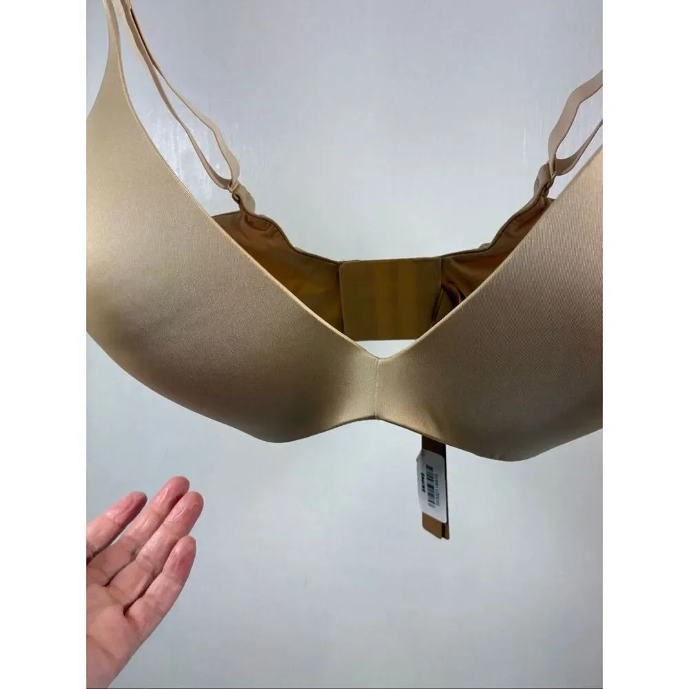 SKIMS NWT Wireless Super Push Up Bra in Sand Size 34H - Picture 2 of 10